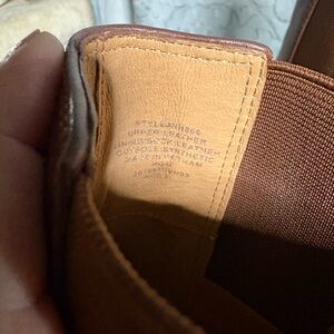 Madewell Tan Ankle Booties brand new size hell 2 1/2 inches ankle 10inches.